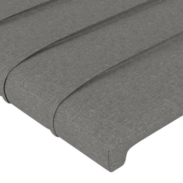 Sänggavel - Ej specificerat - 83x16x118/128 cm - Mörkgrå - Klassisk - Höjdjusterbar Mörkgrå