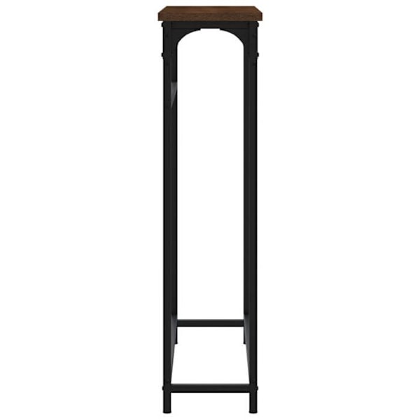 Praktisk konsolbord för en organiserad entré 75 x 19,5 x 75 cm brun ingenjörsmaterial och metall DEC031875 kastanj