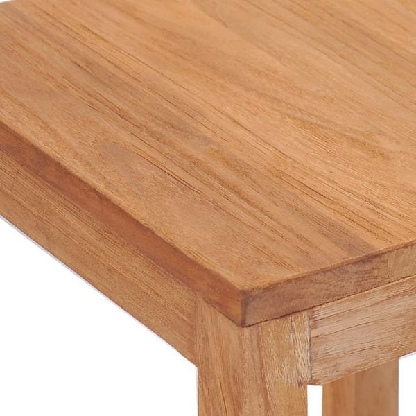 Sæt af 4 barstole, klassisk design i teaktræ DEC029911 kastanj