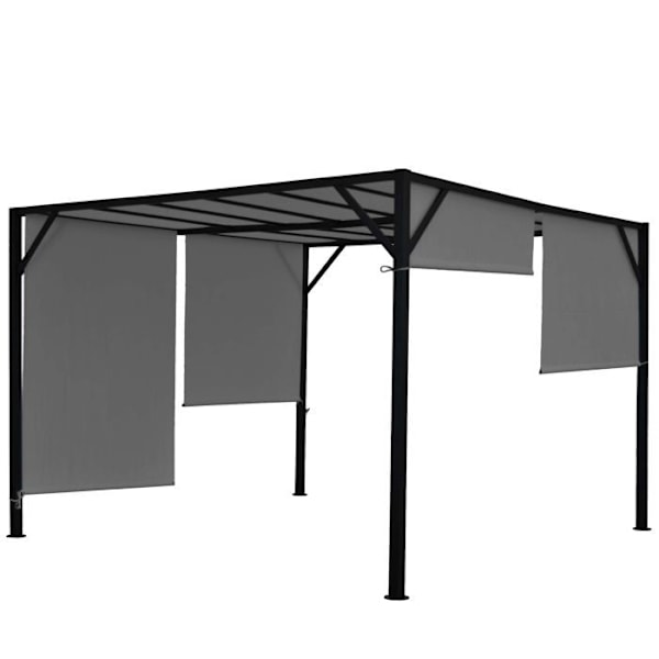 Pergola kaari puutarhapaviljonki Grå