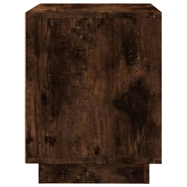 Nattduksbord med fack med dörr 44 x 35 x 45 cm brun ingenjörsträ DEC033649 kastanj