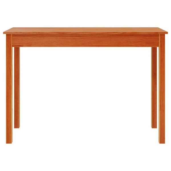 Funktionsdygtig skrivebordskonsol i stil 110 x 40 x 75 cm i massiv fyrretræ DEC032047 kastanj