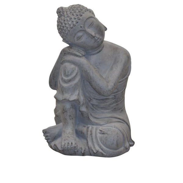 Istuva Buddha-patsas – zen-tyylinen eleganssi sisustukseesi, korkeus 48 cm DEC050012 Guld