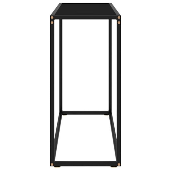 Entréemøbel konsolbord design elegant 80 x 35 x 75 cm hærdet glas og stål DEC032168 Flerfärgad