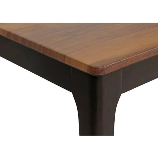 Bistrosohva puusta ja HPL:sta 46 x 120 x 70 cm sheesham-puujäljitelmällä, tummat jalat 04_0008459 kastanj