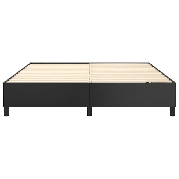 Sängram - TDL - 180x200 cm - Svart - 2 platser - Med lameller - Lättmonterad Svart