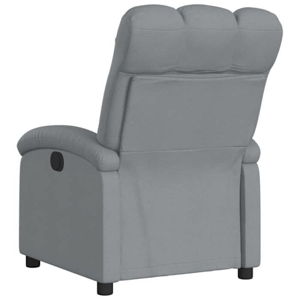 Fauteuil relax TV med elektrisk lutningsfunktion, mycket bekväm i ljusgrått tyg DEC028313 Grå