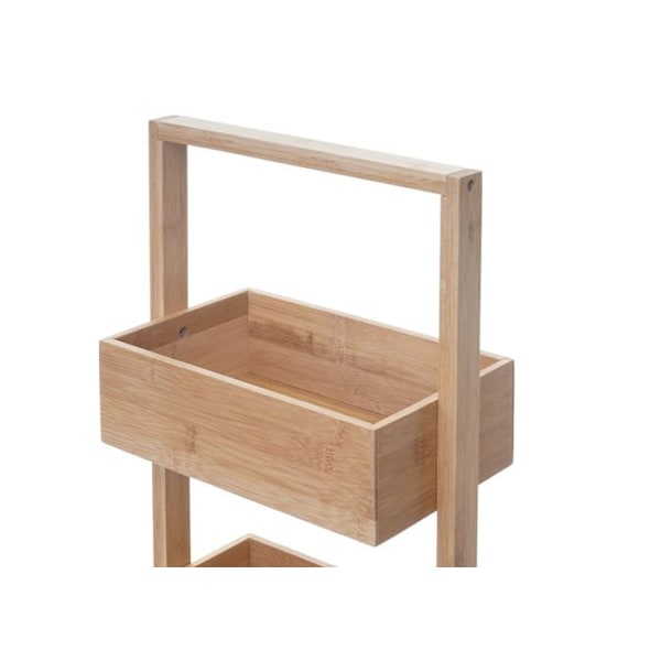 kylpyhuoneen hylly säilytys 4 korilla bambu 88 x 28 x 15