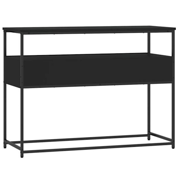 Funktionel konsolbord med stil og skuffer 100 x 40 x 75 cm sortingeniørtræ og metal DEC032086 kastanj