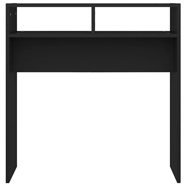 Praktisk konsolbord, sidebord 78 x 30 x 80 cm, sort ingeniørtræ DEC032162 kastanj