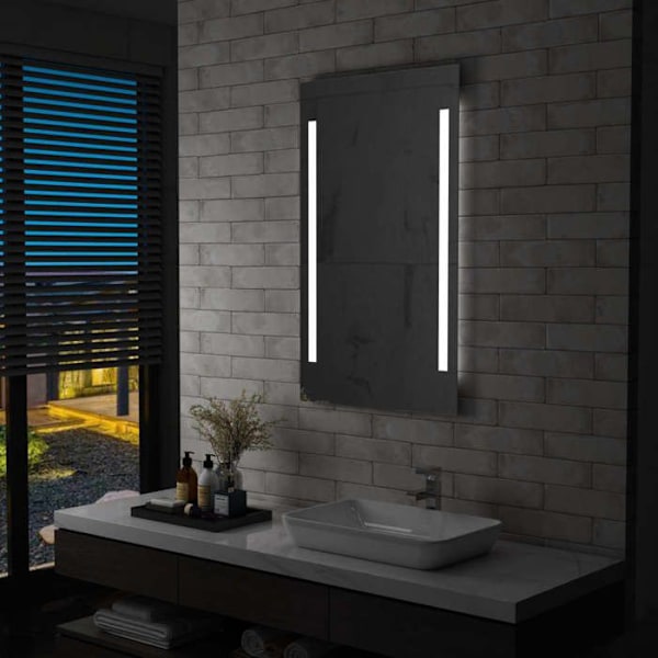 LED väggspegel för badrum 60 x 100 cm DEC022585