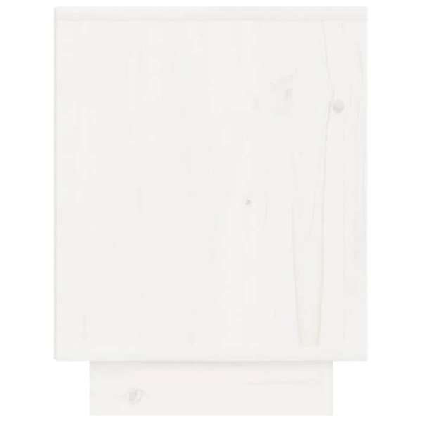 2 kpl yötaulua avoimella osastolla 40 x 30 x 40 cm valkoista mäntyä DEC034892 Vit