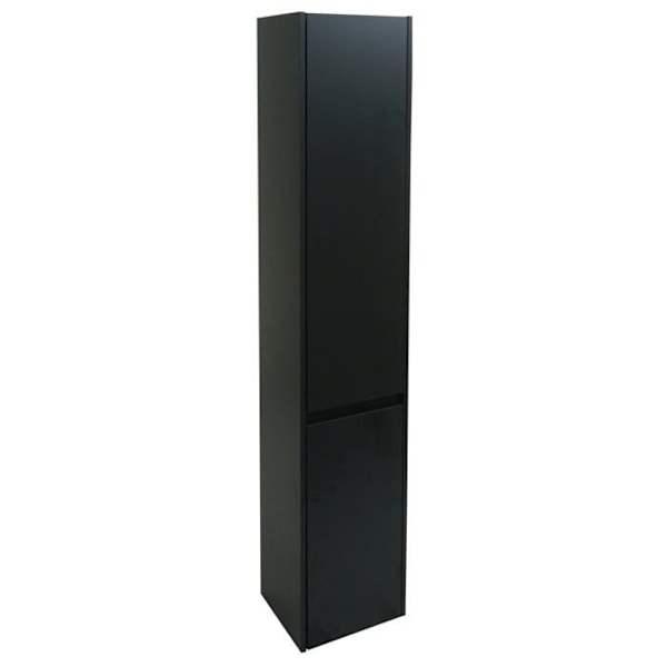 "element väggskåp badrum 2 dörrar 3 fack 160x33 cm MDF svart 04_0008634" Svart