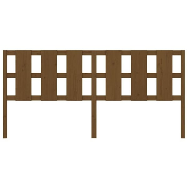 Sänggavel tillbehör sovrum möbel 205,5 x 4 x 100 cm massiv ljusbrun TDL0202889