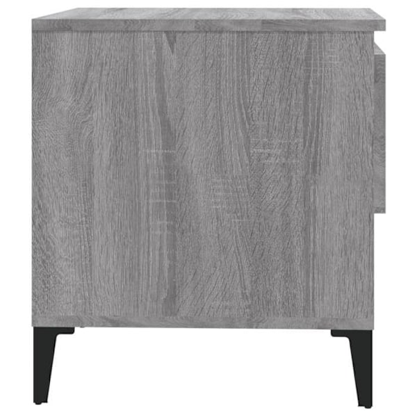 Side table lavt bord med skuffe 50 x 46 x 50 cm ingenie træ grå DEC032535 kastanj