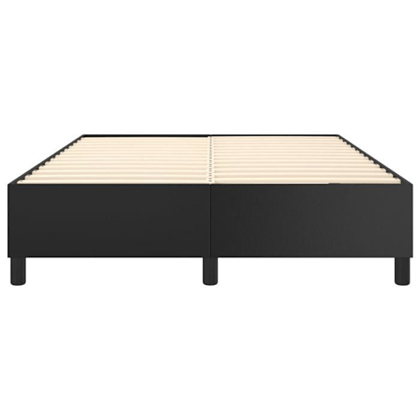 Sengebund - TDL - 140x200 cm - Sort - 2 personer - Med lameller - Nem montering Svart