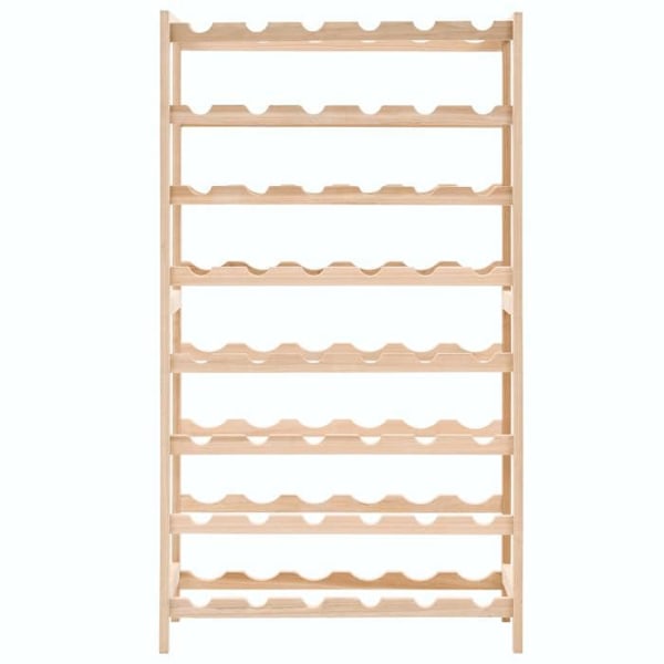 Flaskställ för vinflaskor förvaring hylla i cederträ 57,5 x 28 x 102 cm brun DEC024277 kastanj