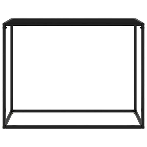 Elegant design entrebord, konsolbord 100 x 35 x 75 cm, hærdet glas og stål DEC032081 Flerfärgad
