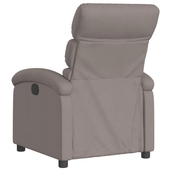 Fauteuil relax TV med komfortabel polstring, manuel vippefunktion i taupe stof DEC028181 Guld