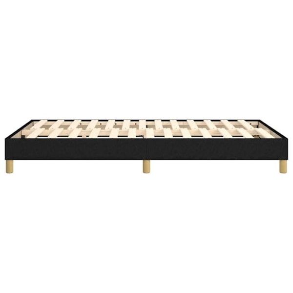 Sommier med lameller på ben sengestel 120x200 cm sort stof TDL0207031 Svart