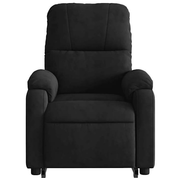 Fauteuil relax TV med komfortabel polstring, elektrisk løftefunktion, i sort mikrofiber DEC028123 Svart