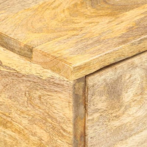 Moderne entrekonsol møbel sidebord med skuffer 115 x 35 x 76 cm mango træ DEC031539 kastanj