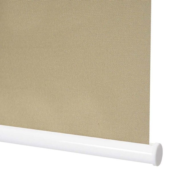 Rullegardin til vindue, mørklæggende, solbeskyttelse, sideudtræk, 70 af 160, uigennemsigtig beige Beige