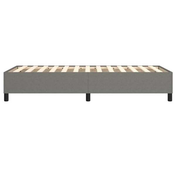 Sommier - TDL - 100x200 cm - Tummanharmaa kangas - 1 paikka - Vanerilastut Mörkgrå