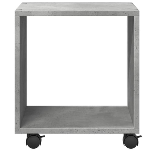 Bordplade på hjul 37 x 33 x 42,5 cm, grå ingeniørtræ DEC031388 kastanj