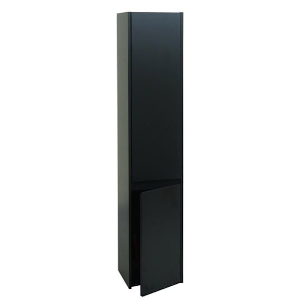 "element väggskåp badrum 2 dörrar 3 fack 160x33 cm MDF svart 04_0008634" Svart