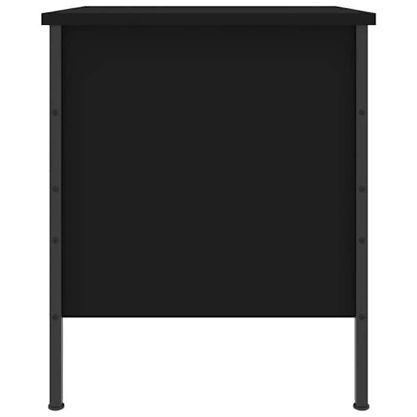 Natskab med to skuffer 40 x 42 x 50 cm sort ingeniørtræ DEC034479 kastanj
