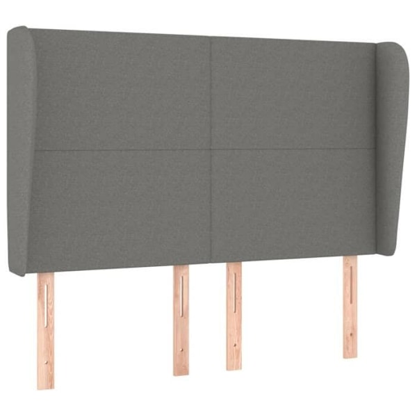 Hovedgavl - Ikke specificeret - 147x23x118/128 cm - Mørkegrå - Klassisk - Højderegulerbar Mörkgrå