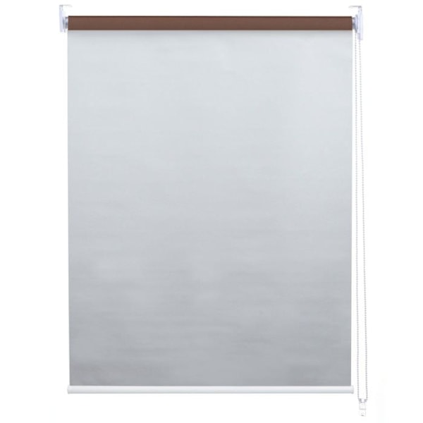 Sälekaihtimet, jotka estävät valaistuksen, aurinkosuojat, sivuvedettävät kaihtimet 90 x 230, ruskea opakko
