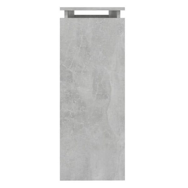 Praktisk konsolbord til en organiseret entré 102 x 30 x 80 cm ingeniørtræ grå DEC032014 kastanj