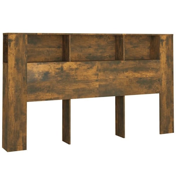 Hovedgavl - TDL - 180x18,5x104,5 cm - Ingeniørtræ - 3 rum - Brun kastanj