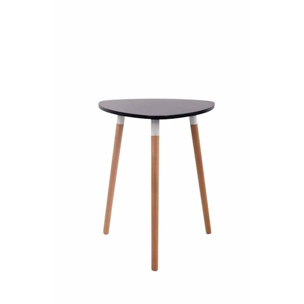 Køkkenbord, sidebord i sort træ, højde 75 Ø 60