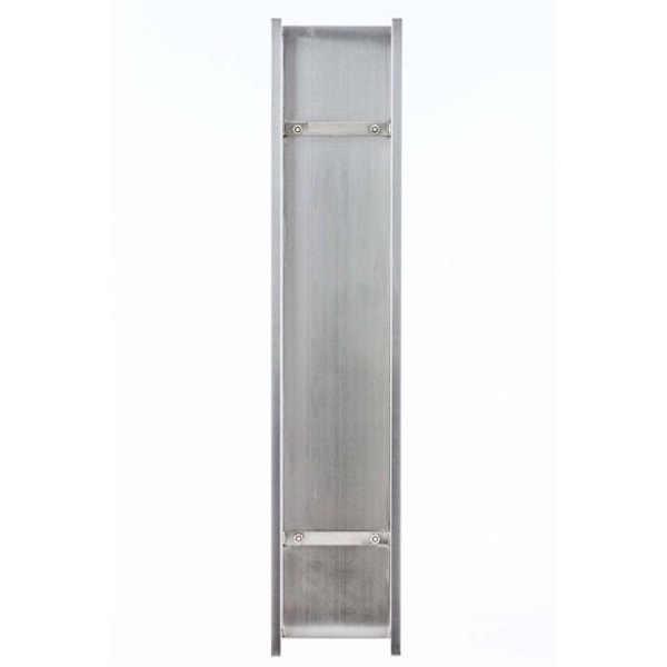 Range-bûches hylly ruostumattomasta teräksestä ydable takkapuulle 25 x 25 x 80