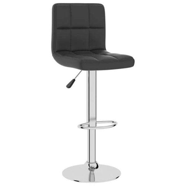 Barstol x1 hög stol i svart PVC, ram i stål DEC029519 Svart