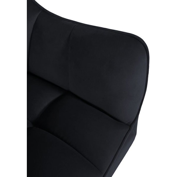 Matstol loung Svart