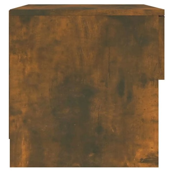 Nattduksbord med låda och fack 40 x 39 x 40 cm i brun ingenjörsträ DEC033675 kastanj