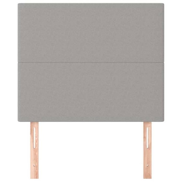 Sänggavel - Ej specificerat - 100x5x78/88 cm - Ljusgrått tyg - Klassisk stil - Höj- och sänkbar Ljusgrått