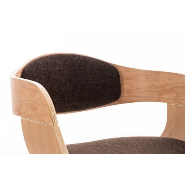 Retro-design ja mukava kangas- ja puutarvikehenkilöille, ilman pyöriä, luonnollinen ja ruskea.