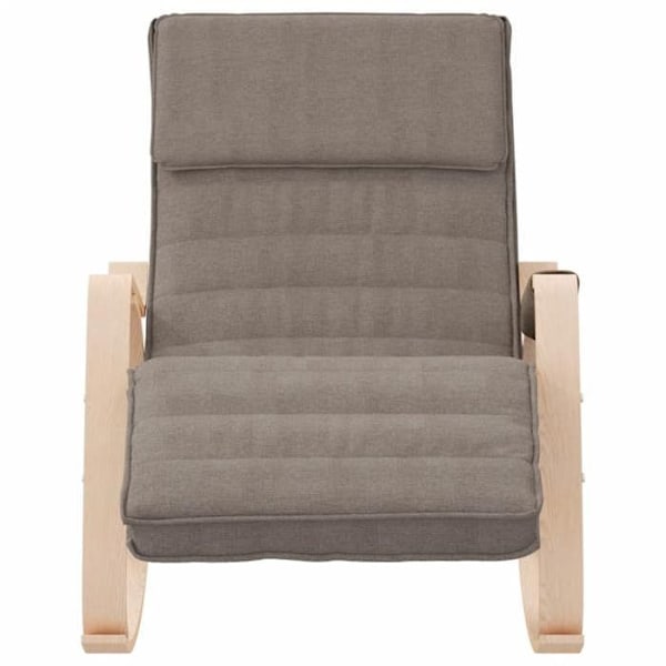 Fauteuil relax TV polstret til stue i taupe stof DEC029087 Mol