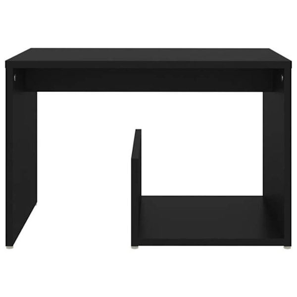 Konsolepöytä sisäänkäynnille olohuonekaluste 59 x 36 x 38 cm musta engineering-puu DEC032503 kastanj