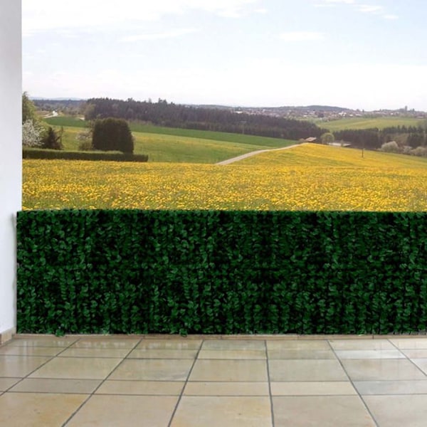 Brise vue til balkon beskyttelse mod vind til balkon terrasse 500x100 cm mørkt ark 04_0005944 Flerfärgad