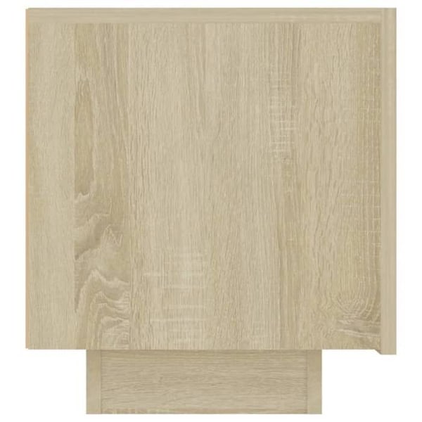 Natskab med opbevaringsrum og døre 100 x 35 x 40 cm ingeniørtræ farve egetræ DEC033797 kastanj