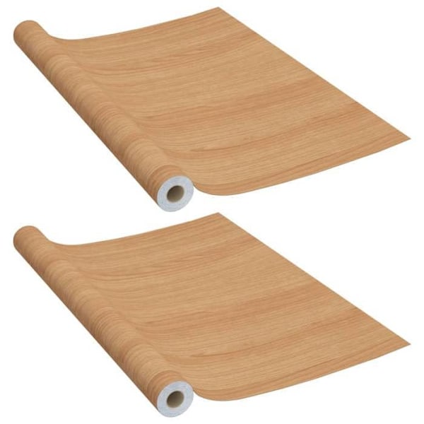 Itsekiinnittyvä kalvo - Japanilainen tammi - 500x90 cm - Vesitiivis - Nykytyylinen - PVC Japansk ek
