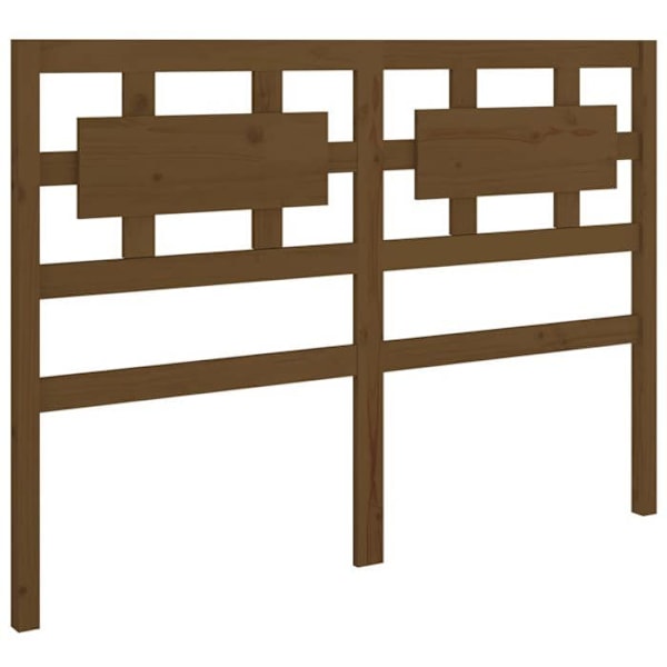 Sänggavel tillbehör sovrum möbel 205,5 x 4 x 100 cm massiv ljusbrun TDL0202885