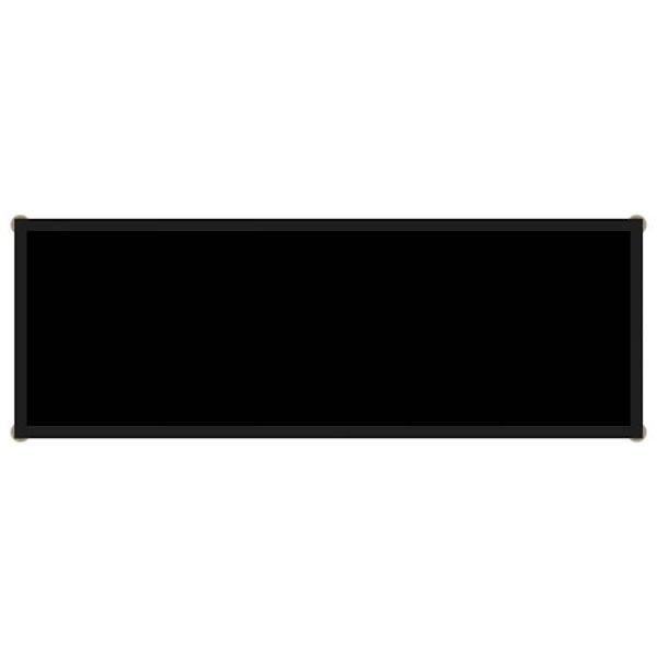Praktisk konsolbord til en organiseret indgang 100 x 35 x 75 cm, hærdet glas og sort stål DEC032078 Svart