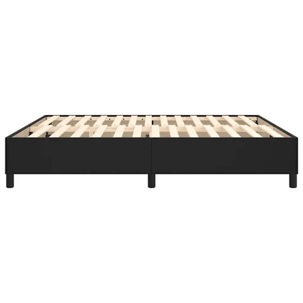 Sängram - TDL - 180x200 cm - Svart - 2 platser - Med lameller - Lättmonterad Svart